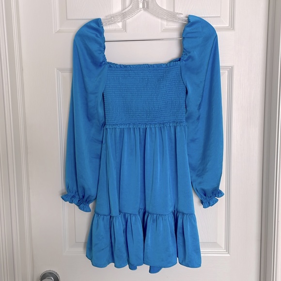 Tempest Satin Dress 2XS - Wave Blue - Picture 11 of 11